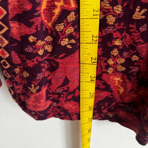 Lucky Brand Women's Multicolor Bohemian Blouse - Picture 5 of 6